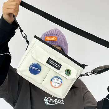 Японски Harajuku Crossbody чанти за жени& мъже нови готини малки рамо чанта найлон чанта жени портмонета и телефон чанта пратеник чанта